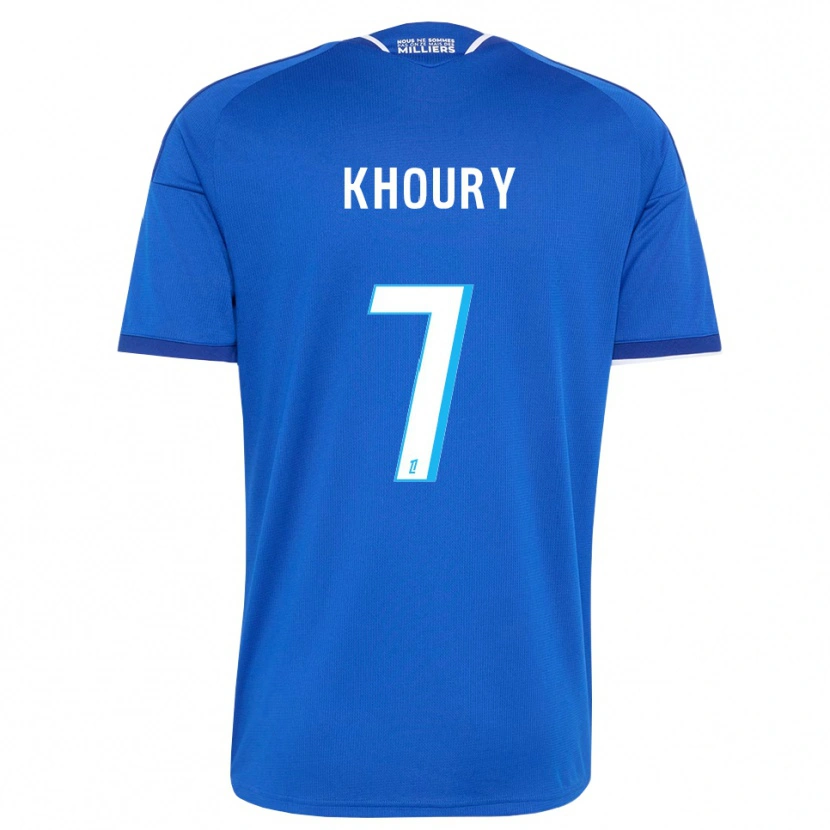 Danxen Dames Pilar Khoury #7 Koninklijk Blauw Wit Thuisshirt Thuistenue 2026/27 T-Shirt België
