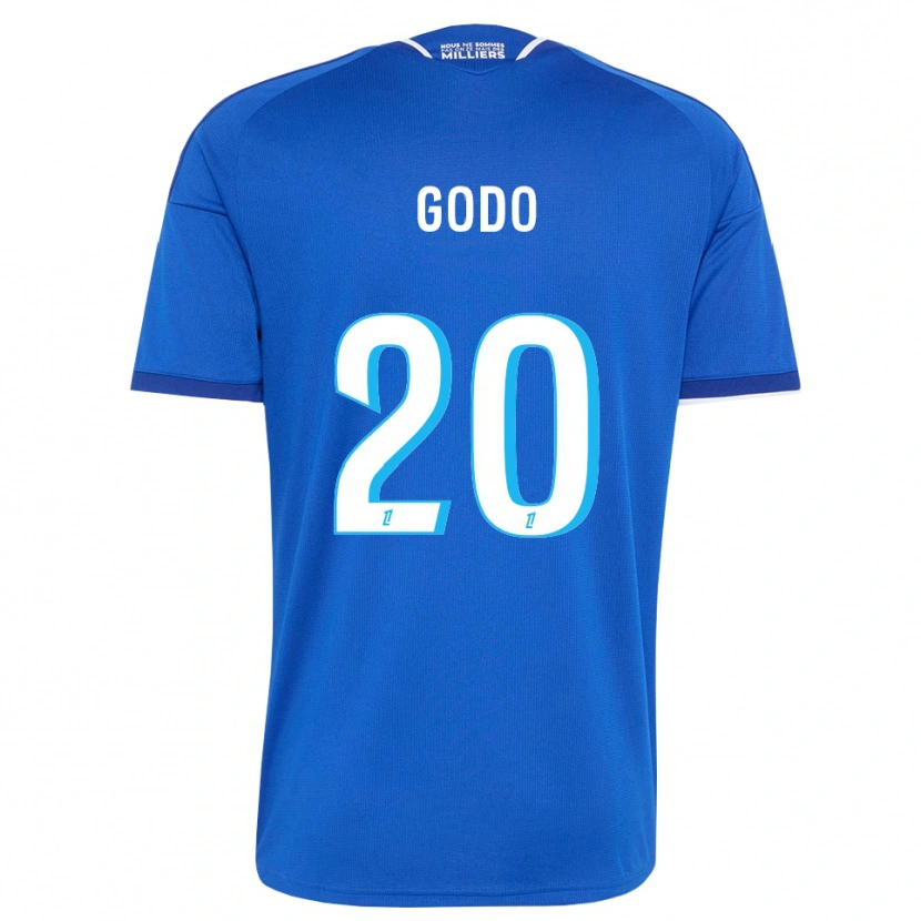 Danxen Dames Martial Godo #20 Koninklijk Blauw Wit Thuisshirt Thuistenue 2026/27 T-Shirt België