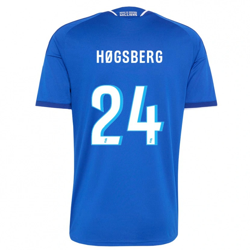 Danxen Dames Lucas Høgsberg #24 Koninklijk Blauw Wit Thuisshirt Thuistenue 2026/27 T-Shirt België