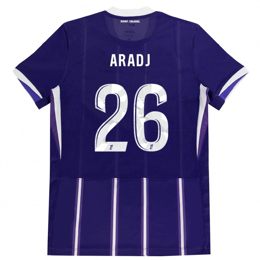 Danxen Dames Ylies Aradj #26 Paars Wit Thuisshirt Thuistenue 2026/27 T-Shirt België