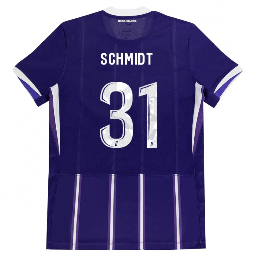 Danxen Dames Niklas Schmidt #31 Paars Wit Thuisshirt Thuistenue 2026/27 T-Shirt België