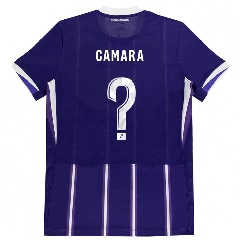 Danxen Dames Amadou Camara #0 Paars Wit Thuisshirt Thuistenue 2026/27 T-Shirt België