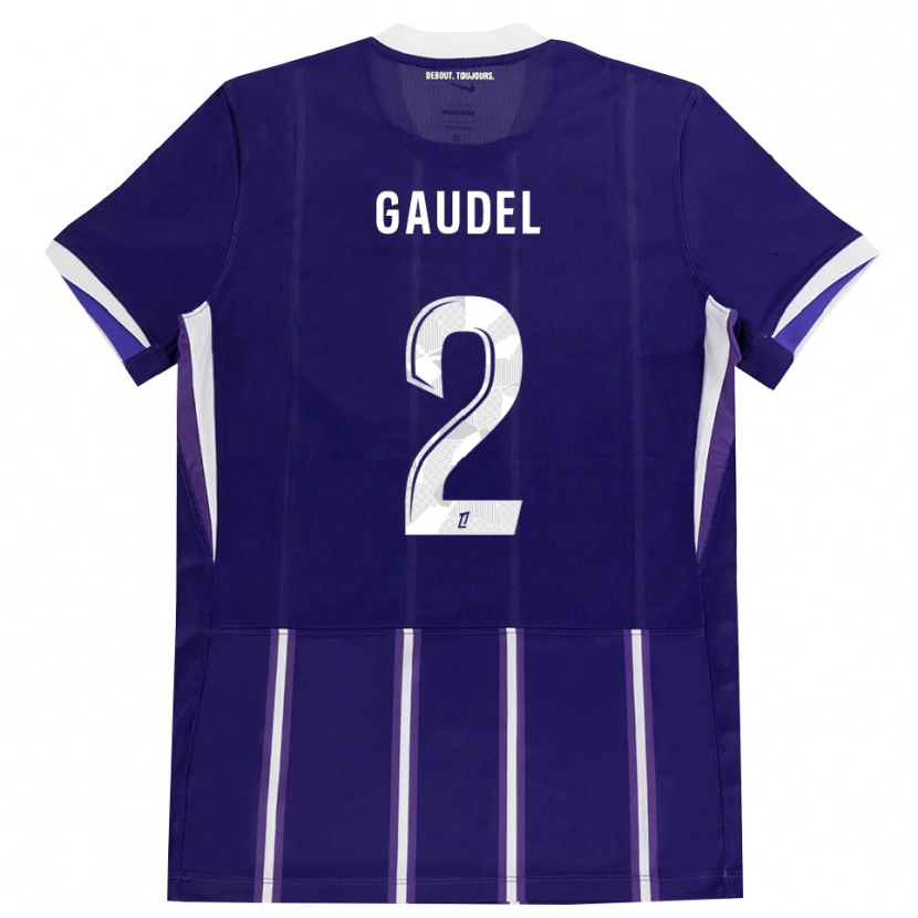 Danxen Dames Raphaël Gaudel #2 Paars Wit Thuisshirt Thuistenue 2026/27 T-Shirt België