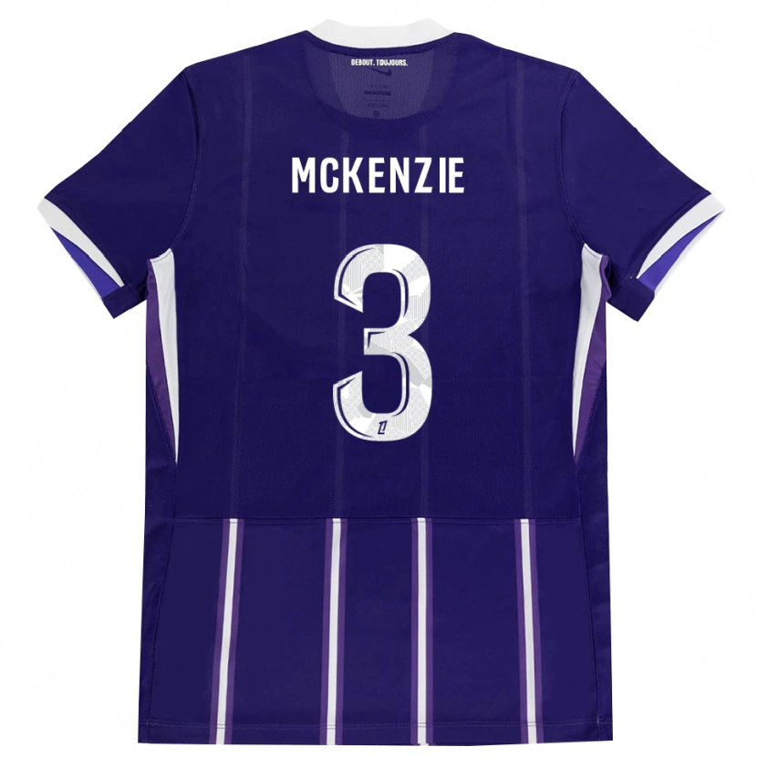 Danxen Dames Mark Mckenzie #3 Paars Wit Thuisshirt Thuistenue 2026/27 T-Shirt België