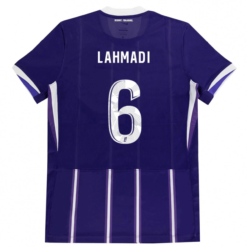 Danxen Dames Noah Lahmadi #6 Paars Wit Thuisshirt Thuistenue 2026/27 T-Shirt België