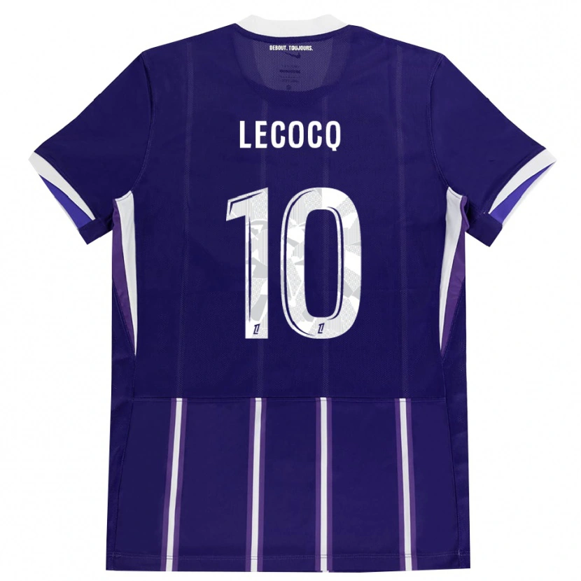 Danxen Dames Anaëlle Lecocq #10 Paars Wit Thuisshirt Thuistenue 2026/27 T-Shirt België