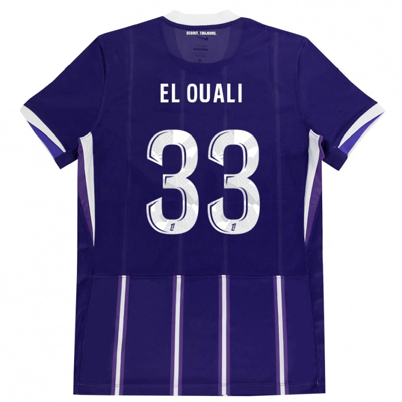 Danxen Dames Adam El Ouali #33 Paars Wit Thuisshirt Thuistenue 2026/27 T-Shirt België