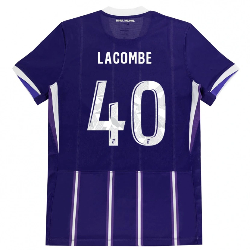 Danxen Dames Justin Lacombe #40 Paars Wit Thuisshirt Thuistenue 2026/27 T-Shirt België