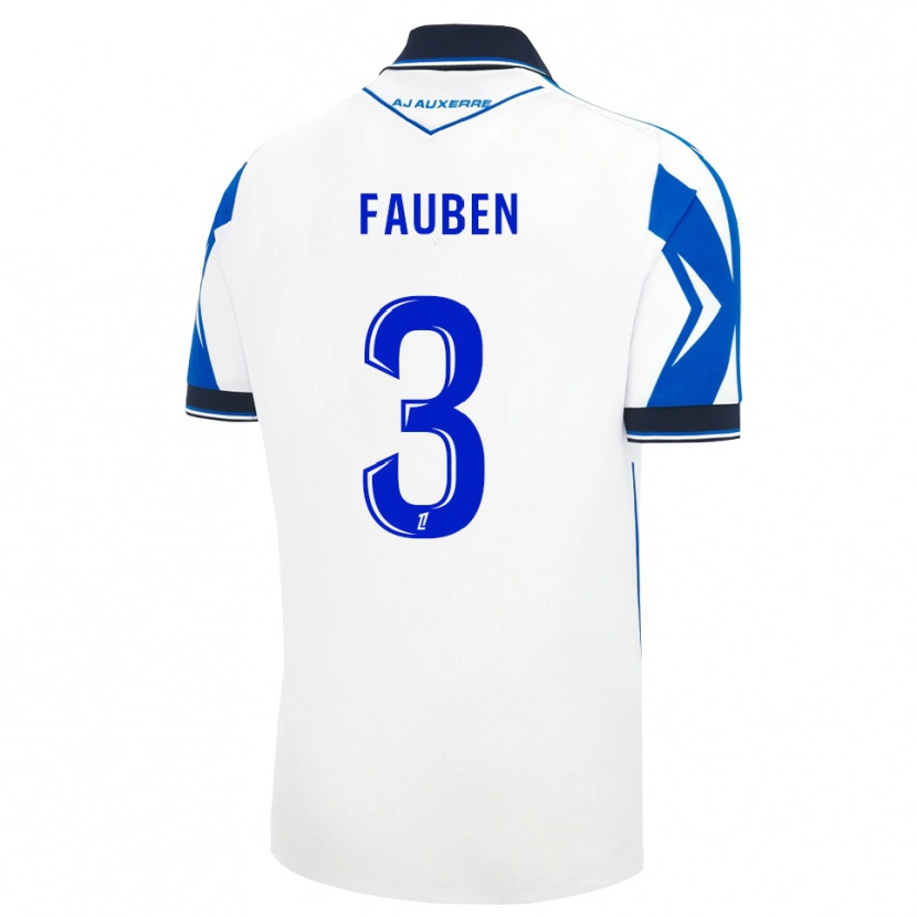 Danxen Dames Marc-Allan Fauben #3 Zwart Wit Blauw Thuisshirt Thuistenue 2026/27 T-Shirt België