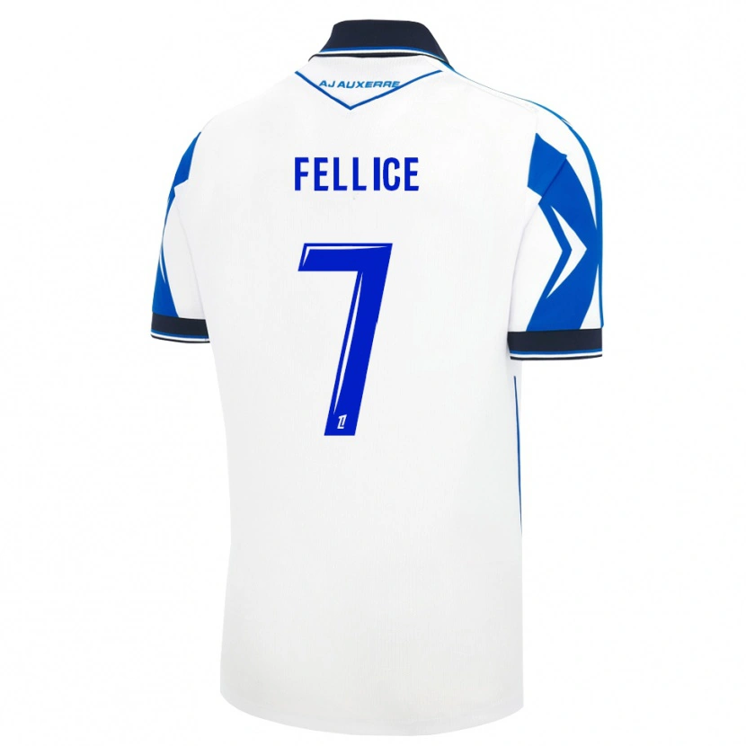 Danxen Dames Abdel-Malik Fellice #7 Zwart Wit Blauw Thuisshirt Thuistenue 2026/27 T-Shirt België
