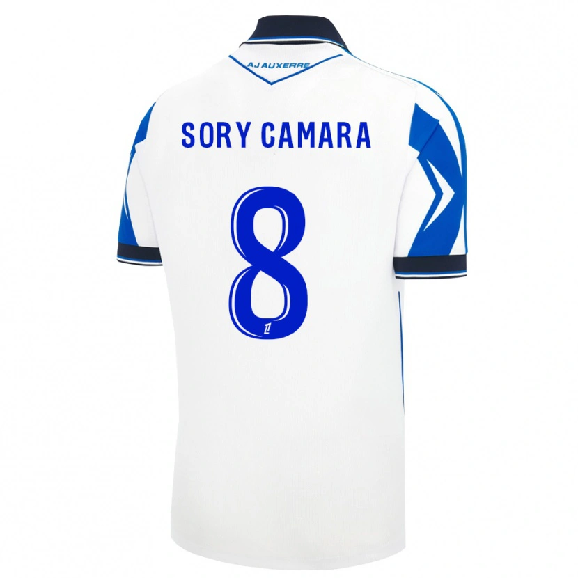 Danxen Dames Ibrahima Sory Camara #8 Zwart Wit Blauw Thuisshirt Thuistenue 2026/27 T-Shirt België