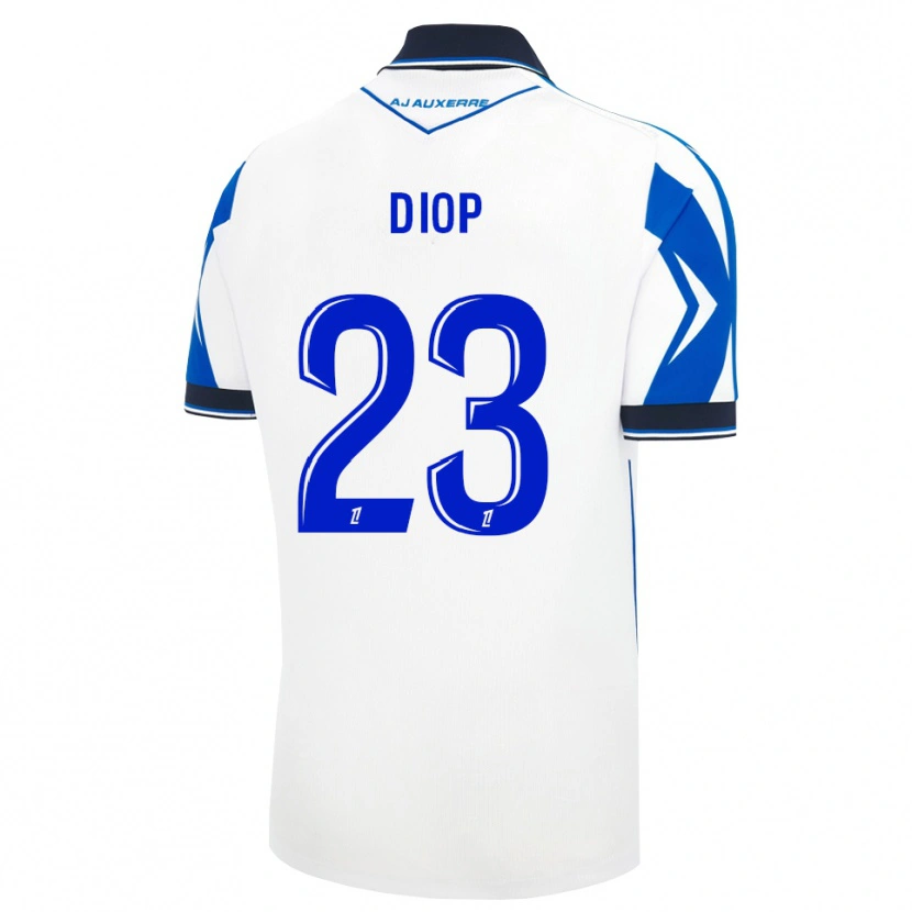 Danxen Dames Mamadou Diop #23 Zwart Wit Blauw Thuisshirt Thuistenue 2026/27 T-Shirt België