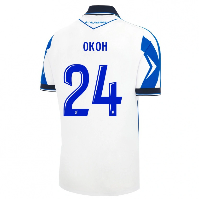 Danxen Dames Bryan Okoh #24 Zwart Wit Blauw Thuisshirt Thuistenue 2026/27 T-Shirt België