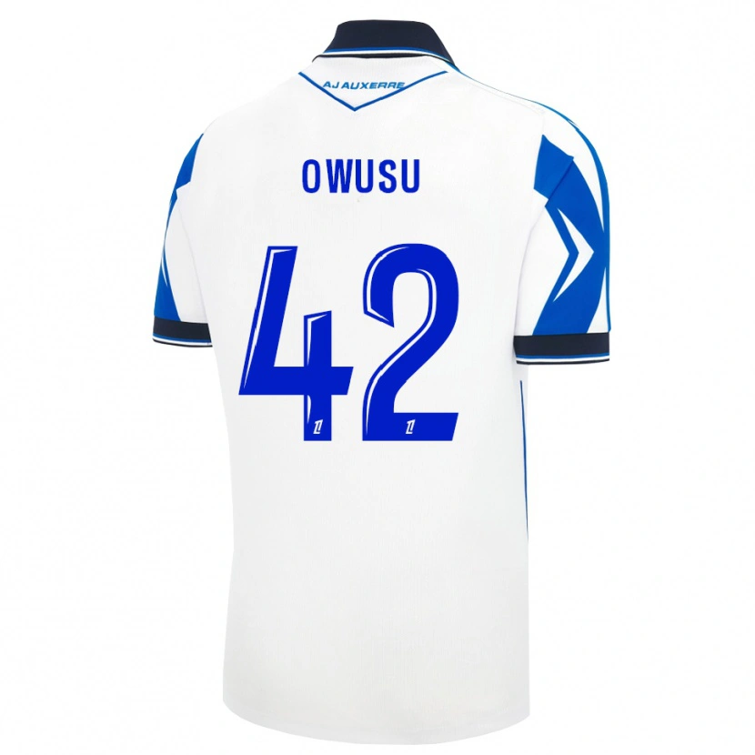 Danxen Dames Elisha Owusu #42 Zwart Wit Blauw Thuisshirt Thuistenue 2026/27 T-Shirt België