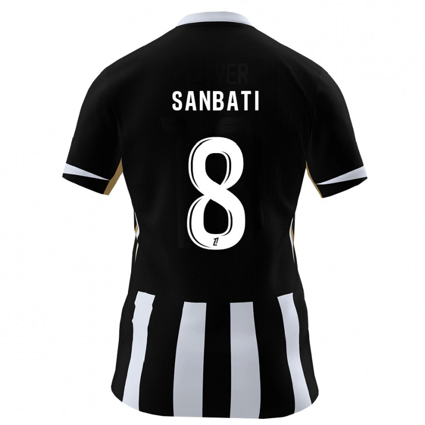 Danxen Dames Salim Sanbati #8 Zwart Blauw Thuisshirt Thuistenue 2026/27 T-Shirt België