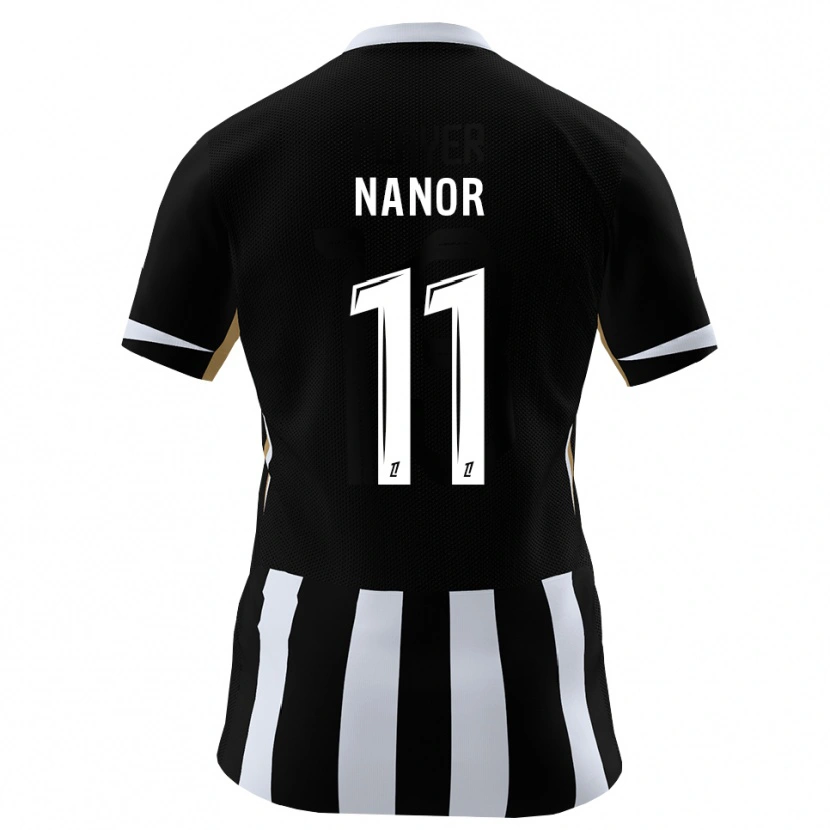 Danxen Dames Enzo Nanor #11 Zwart Blauw Thuisshirt Thuistenue 2026/27 T-Shirt België