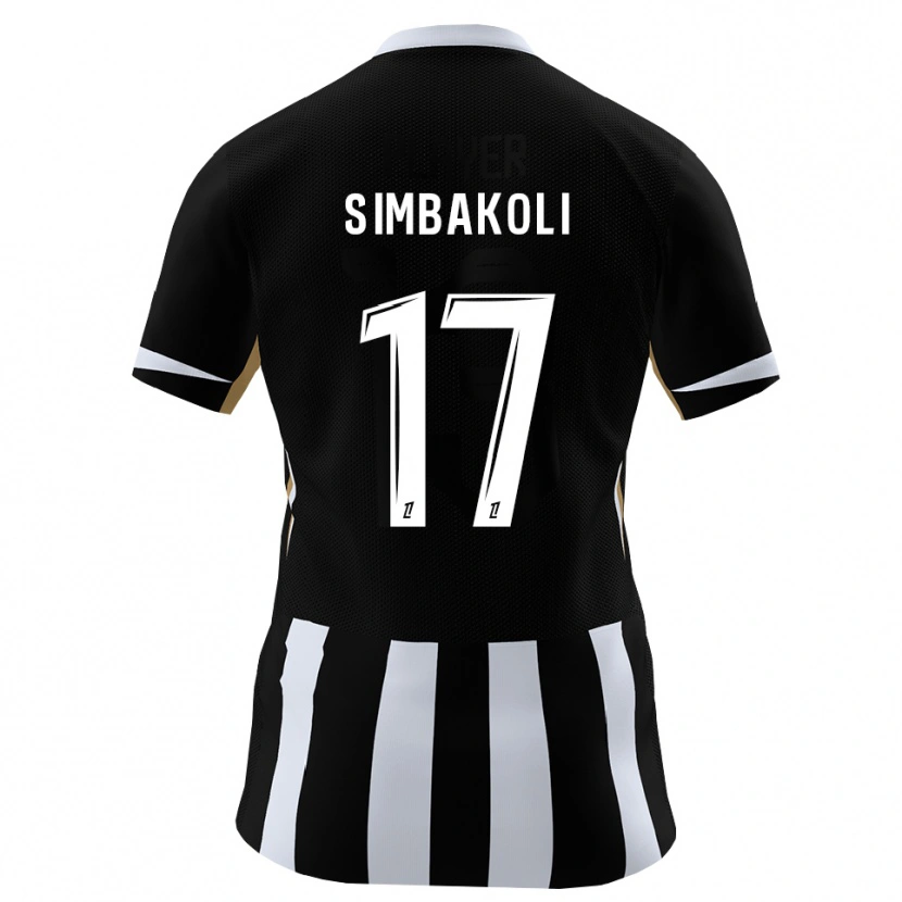 Danxen Dames Usman Simbakoli #17 Zwart Blauw Thuisshirt Thuistenue 2026/27 T-Shirt België