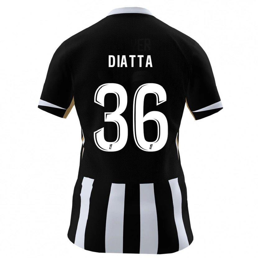 Danxen Dames Bané Diatta #36 Zwart Blauw Thuisshirt Thuistenue 2026/27 T-Shirt België