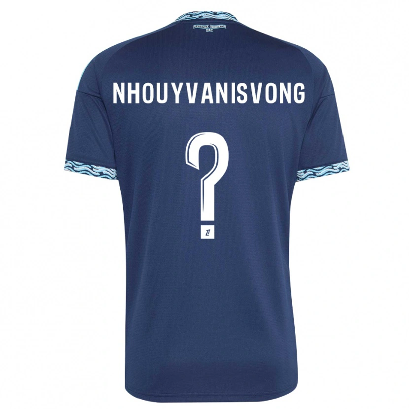 Danxen Dames Andy Nhouyvanisvong #0 Staalblauw Wit Thuisshirt Thuistenue 2026/27 T-Shirt België