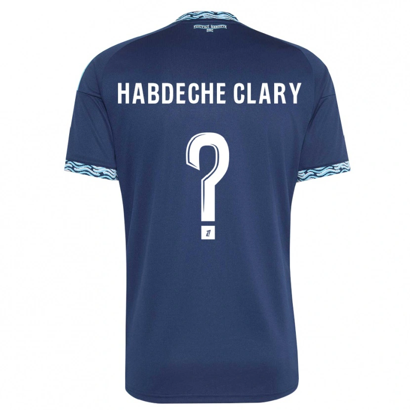 Danxen Dames Yanis Habdeche Clary #0 Staalblauw Wit Thuisshirt Thuistenue 2026/27 T-Shirt België