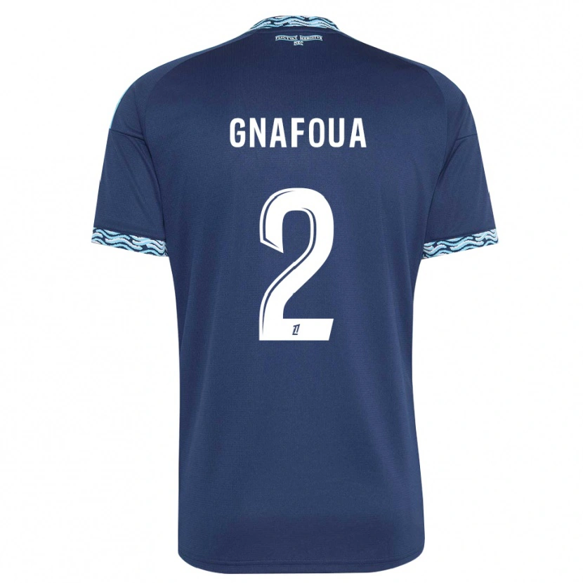 Danxen Dames Isaac Gnafoua #2 Staalblauw Wit Thuisshirt Thuistenue 2026/27 T-Shirt België