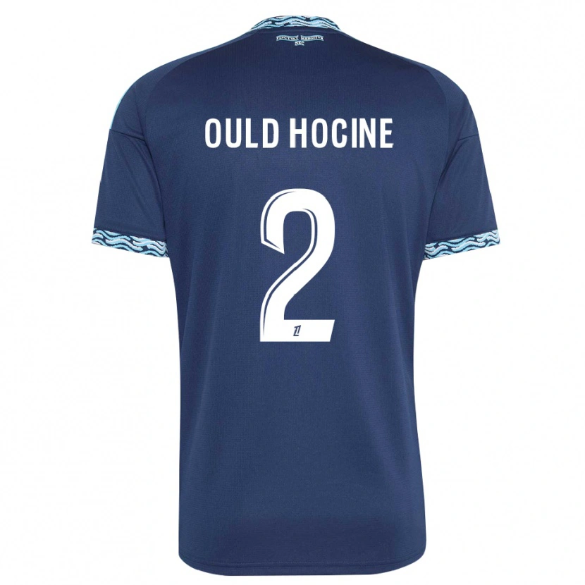 Danxen Dames Célina Ould Hocine #2 Staalblauw Wit Thuisshirt Thuistenue 2026/27 T-Shirt België