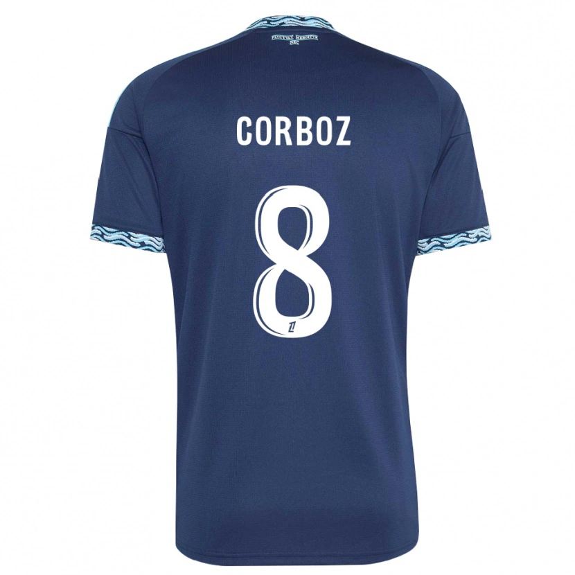 Danxen Dames Daphné Corboz #8 Staalblauw Wit Thuisshirt Thuistenue 2026/27 T-Shirt België