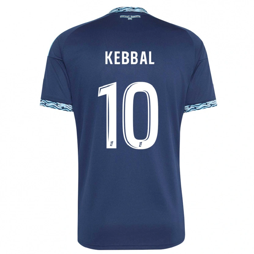 Danxen Dames Ilan Kebbal #10 Staalblauw Wit Thuisshirt Thuistenue 2026/27 T-Shirt België