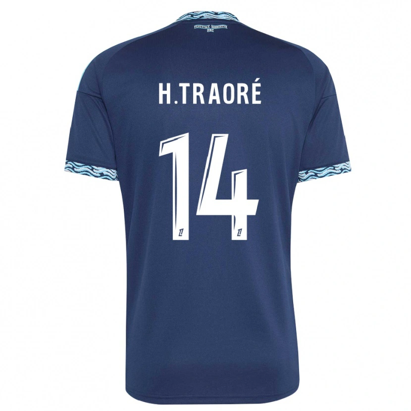 Danxen Dames Hamari Traoré #14 Staalblauw Wit Thuisshirt Thuistenue 2026/27 T-Shirt België