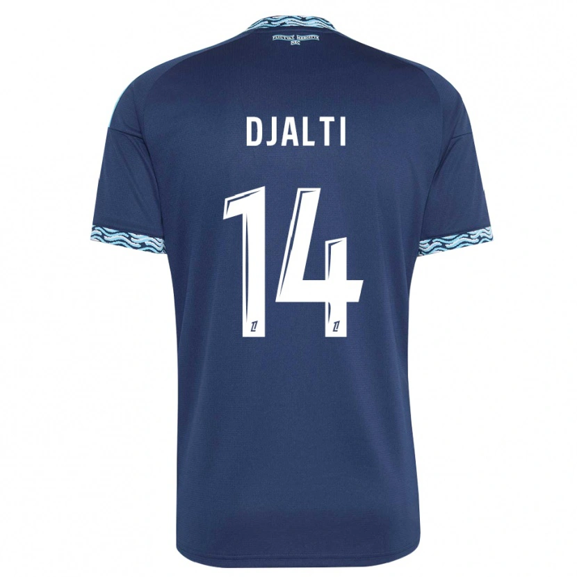 Danxen Dames Nadir Djalti #14 Staalblauw Wit Thuisshirt Thuistenue 2026/27 T-Shirt België