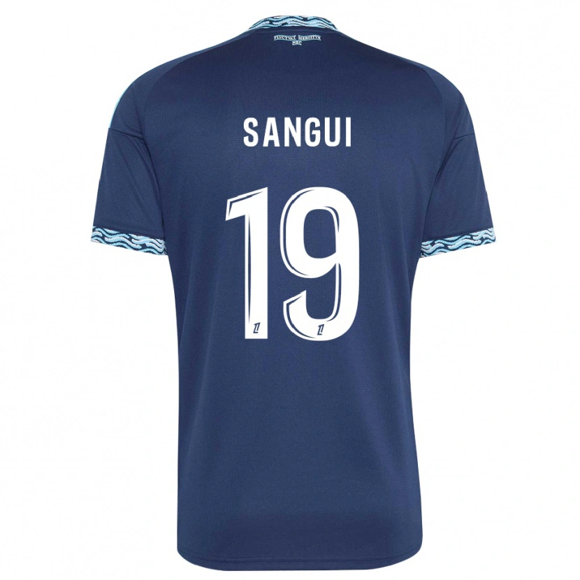 Danxen Dames Nhoa Sangui #19 Staalblauw Wit Thuisshirt Thuistenue 2026/27 T-Shirt België