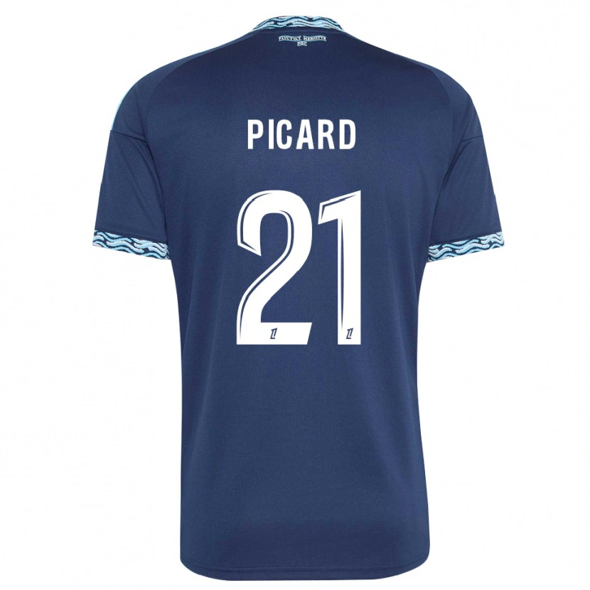 Danxen Dames Océane Picard #21 Staalblauw Wit Thuisshirt Thuistenue 2026/27 T-Shirt België