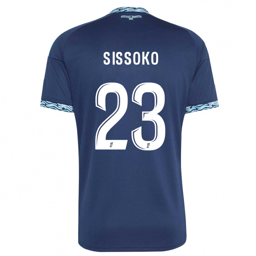 Danxen Dames Teninsoun Sissoko #23 Staalblauw Wit Thuisshirt Thuistenue 2026/27 T-Shirt België