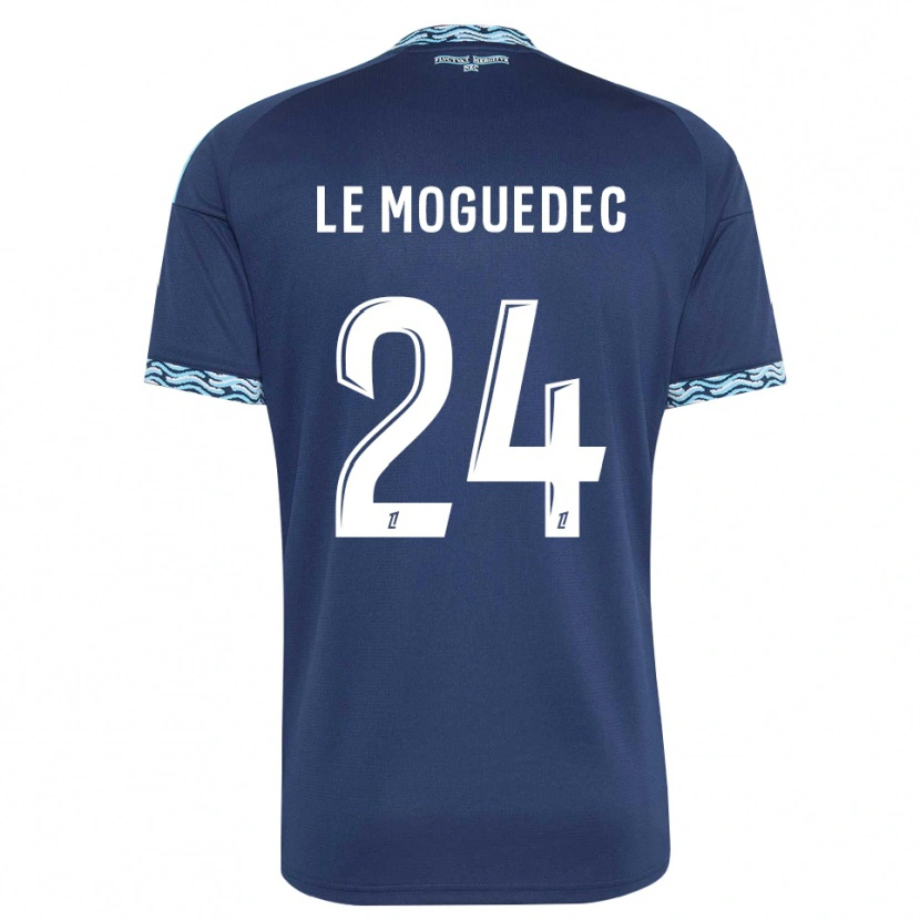 Danxen Dames Anaële Le Moguedec #24 Staalblauw Wit Thuisshirt Thuistenue 2026/27 T-Shirt België