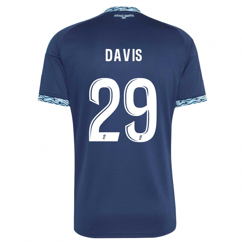 Danxen Dames Deja Davis #29 Staalblauw Wit Thuisshirt Thuistenue 2026/27 T-Shirt België