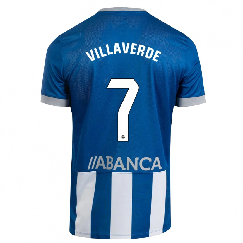 Danxen Dames Hugo Villaverde #7 Blauw Grijs Wit Thuisshirt Thuistenue 2026/27 T-Shirt België