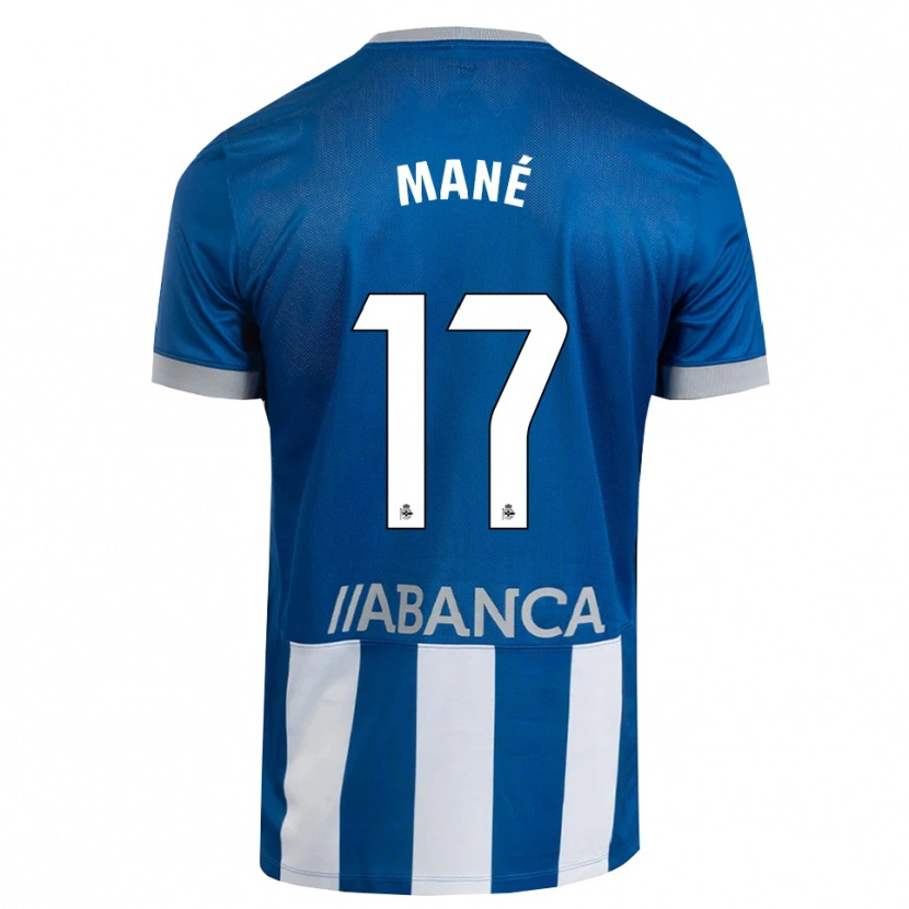 Danxen Dames Alioune Mané #17 Blauw Grijs Wit Thuisshirt Thuistenue 2026/27 T-Shirt België