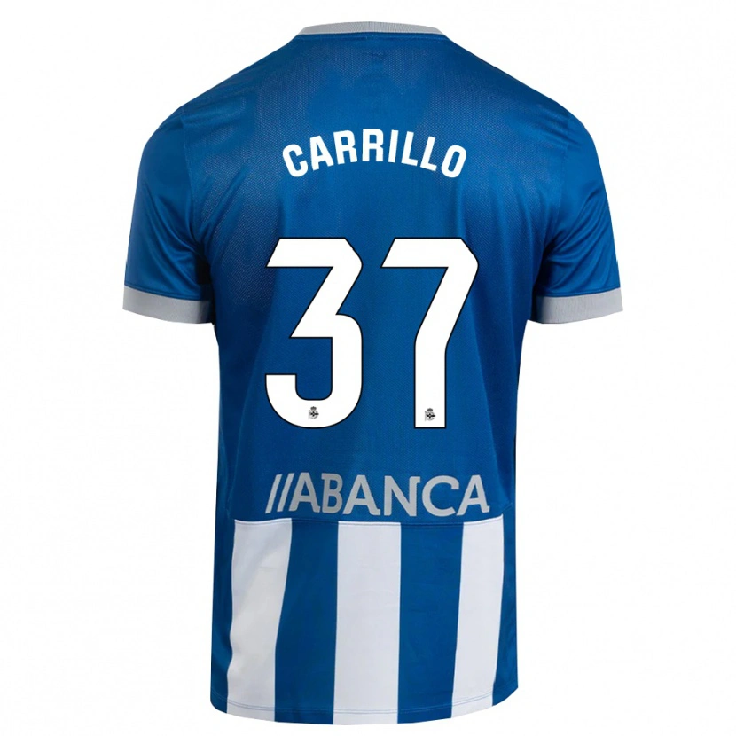 Danxen Dames Noé Carrillo #37 Blauw Grijs Wit Thuisshirt Thuistenue 2026/27 T-Shirt België