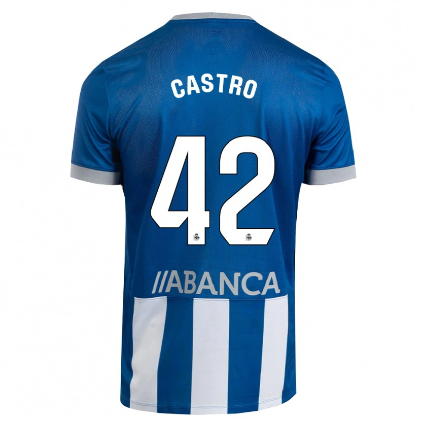 Danxen Dames Lucas Castro #42 Blauw Grijs Wit Thuisshirt Thuistenue 2026/27 T-Shirt België