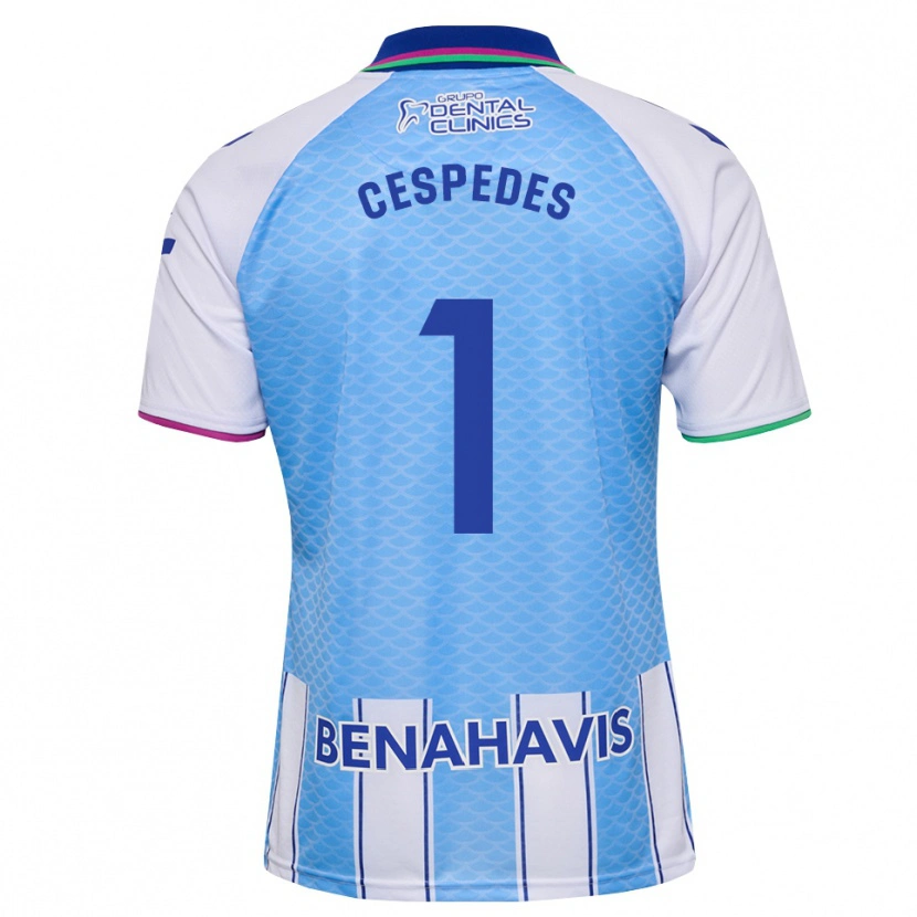 Danxen Dames Andrés Céspedes #1 Diep Hemelsblauw Wit Thuisshirt Thuistenue 2026/27 T-Shirt België