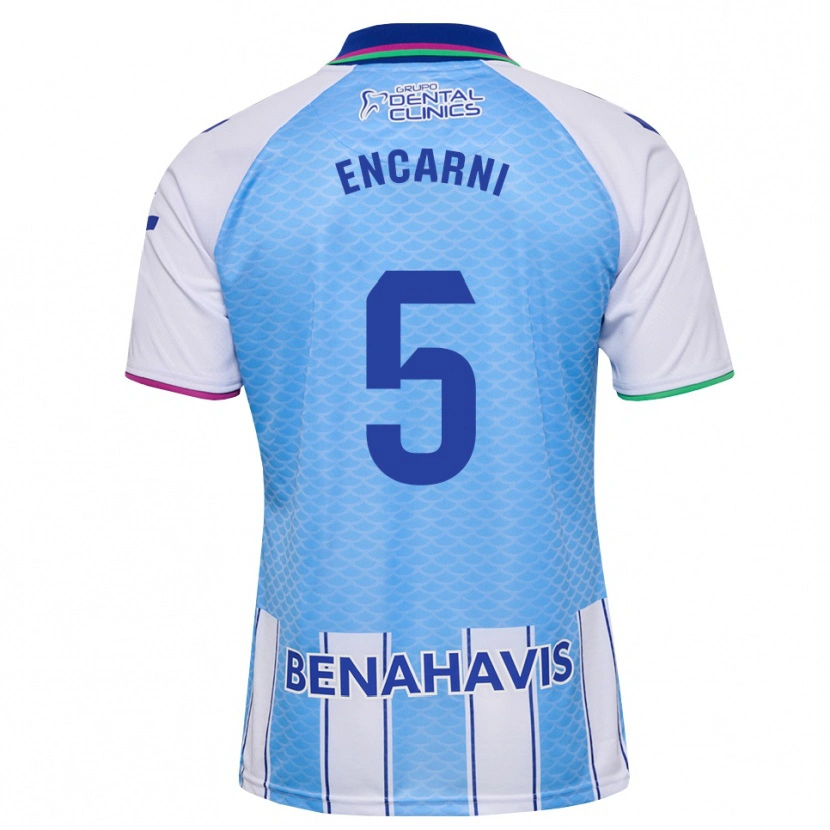 Danxen Dames Encarni #5 Diep Hemelsblauw Wit Thuisshirt Thuistenue 2026/27 T-Shirt België