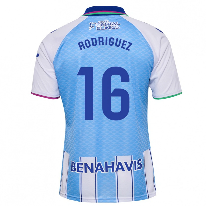 Danxen Dames Genaro Rodríguez #16 Diep Hemelsblauw Wit Thuisshirt Thuistenue 2026/27 T-Shirt België