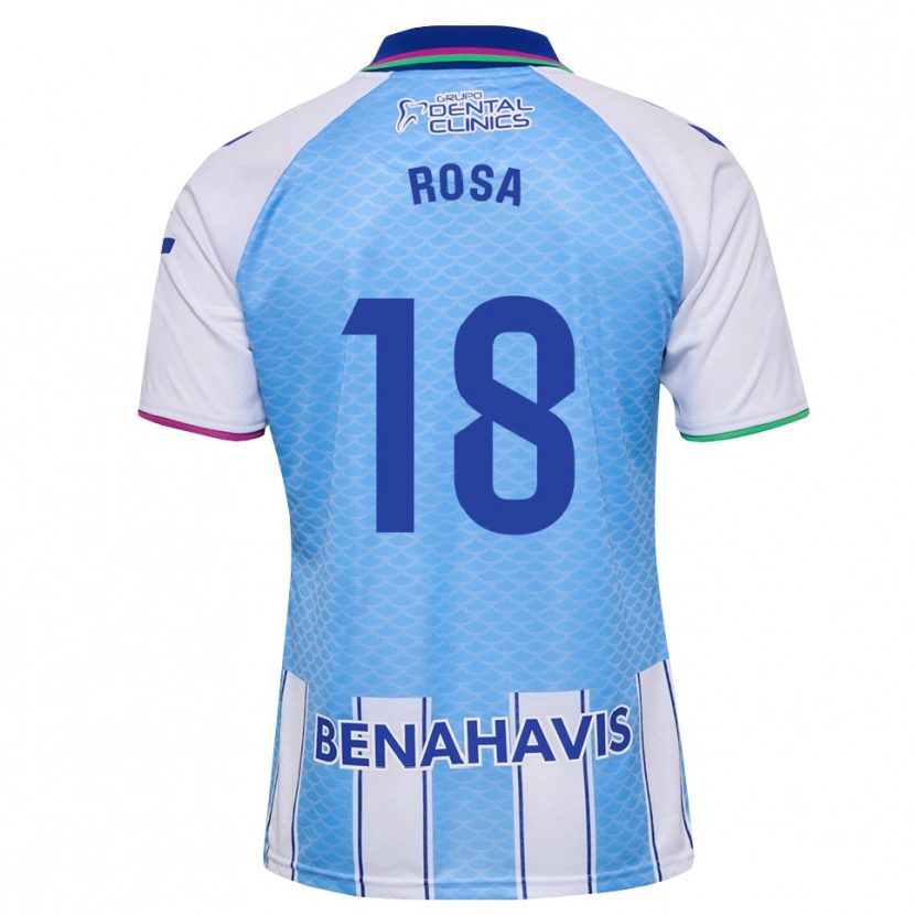 Danxen Dames Marcos Rosa #18 Diep Hemelsblauw Wit Thuisshirt Thuistenue 2026/27 T-Shirt België