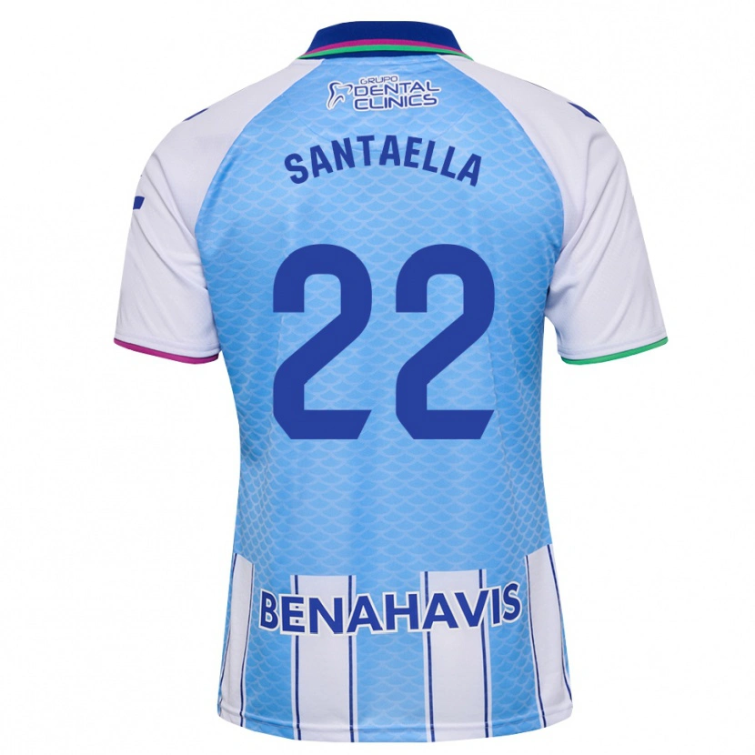 Danxen Dames Miguel Santaella #22 Diep Hemelsblauw Wit Thuisshirt Thuistenue 2026/27 T-Shirt België