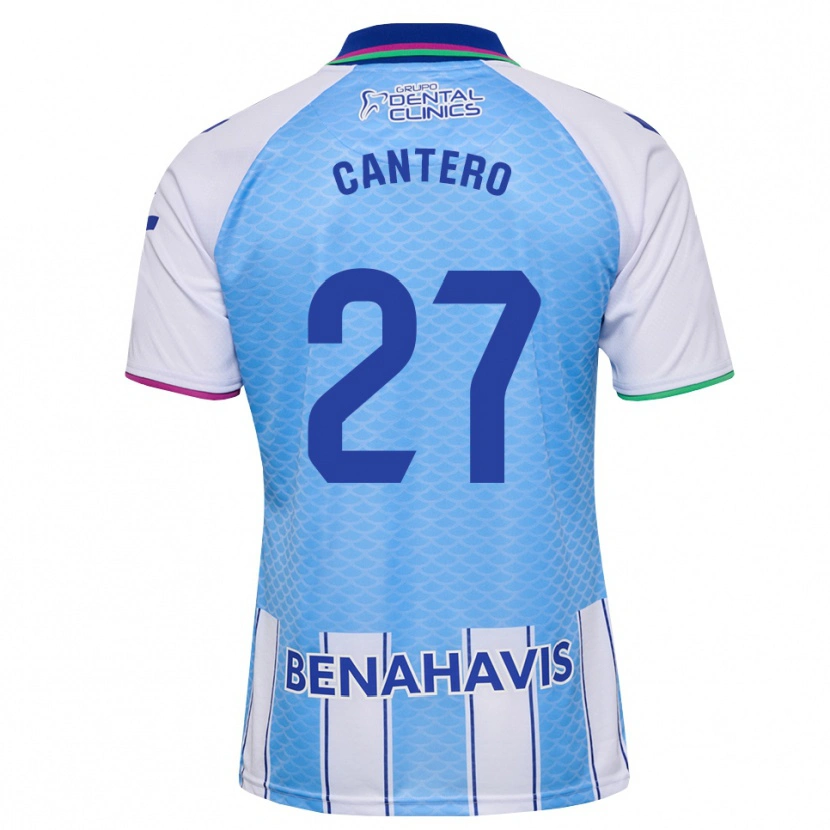 Danxen Dames Cris Cantero #27 Diep Hemelsblauw Wit Thuisshirt Thuistenue 2026/27 T-Shirt België