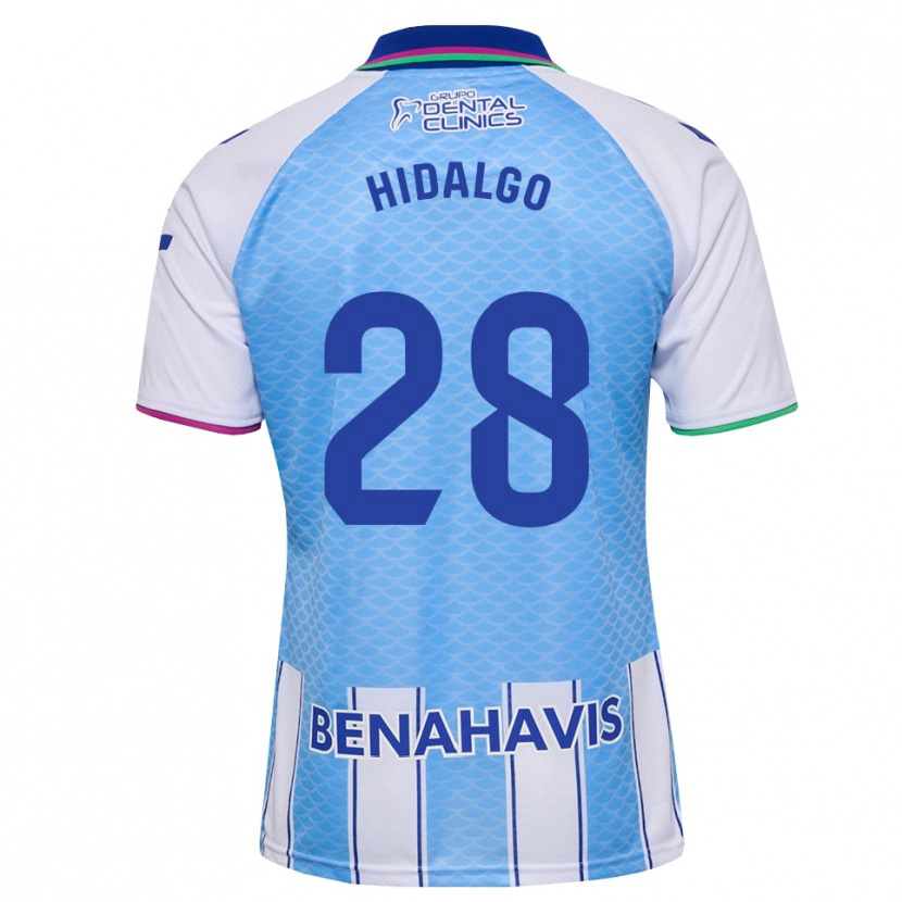 Danxen Dames Rafita Hidalgo #28 Diep Hemelsblauw Wit Thuisshirt Thuistenue 2026/27 T-Shirt België