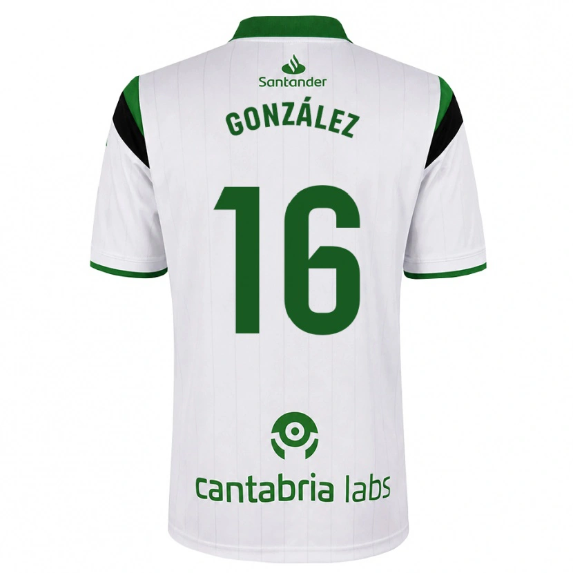 Danxen Dames Facundo González #16 Wit Groen Zwart Thuisshirt Thuistenue 2026/27 T-Shirt België