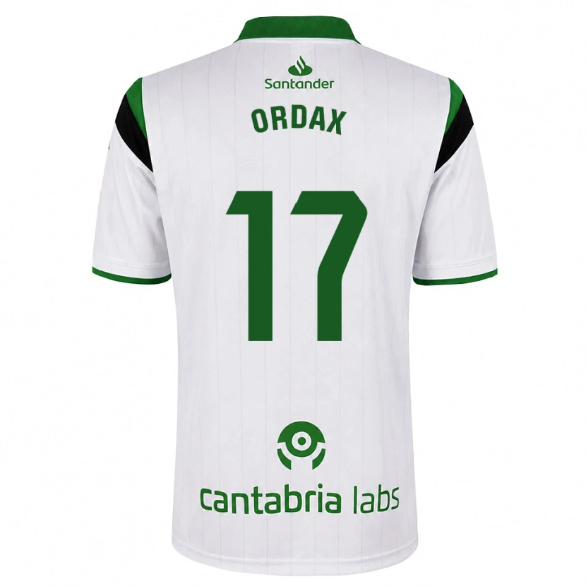 Danxen Dames Naiara Ordax Ibáñez #17 Wit Groen Zwart Thuisshirt Thuistenue 2026/27 T-Shirt België