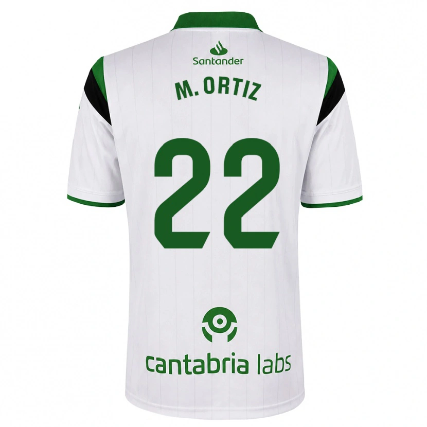Danxen Dames María Ortiz Heras #22 Wit Groen Zwart Thuisshirt Thuistenue 2026/27 T-Shirt België
