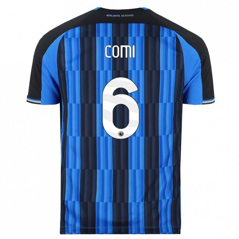 Danxen Dames Pietro Comi #6 Blauw Zwart Rood Thuisshirt Thuistenue 2026/27 T-Shirt België